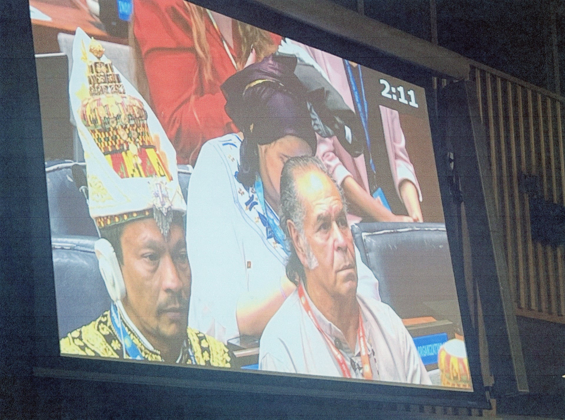 BJ Cruse speaking at the Permanent Forum on Indigenous Issues