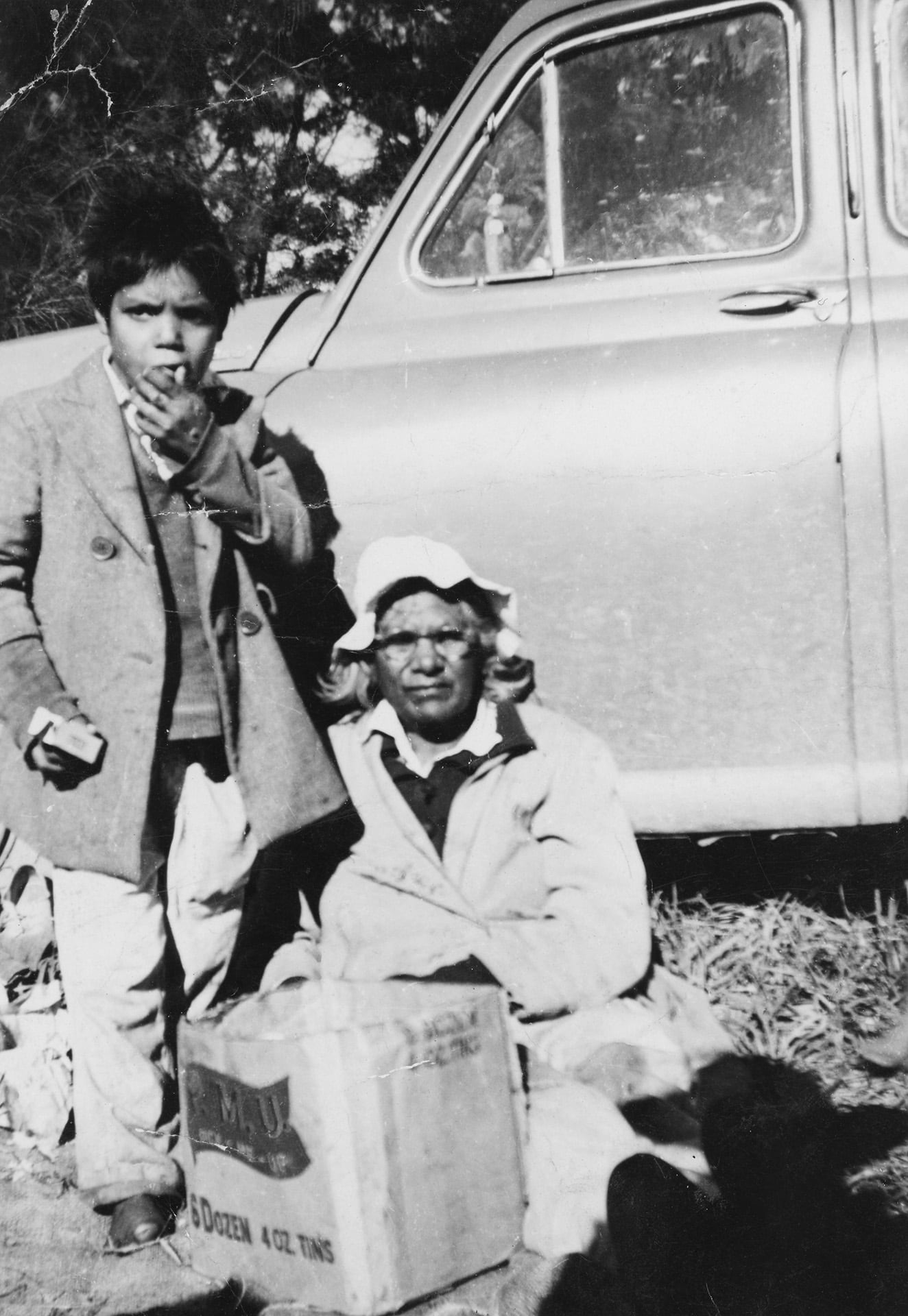 Mrs. Bella Sims with Douggie Mason