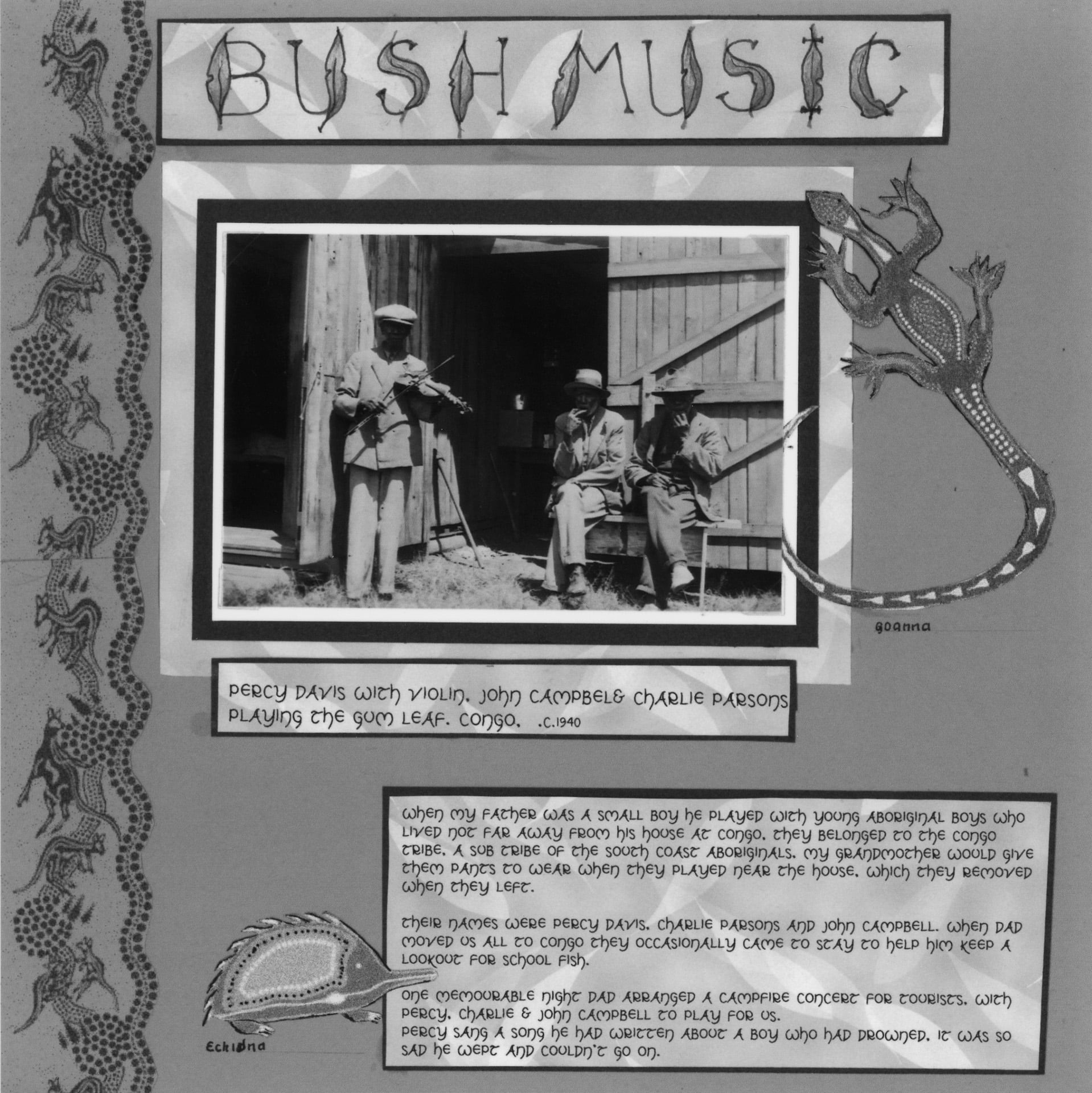 Percy Davis, John Campbell and Charlie Parsons, Congo