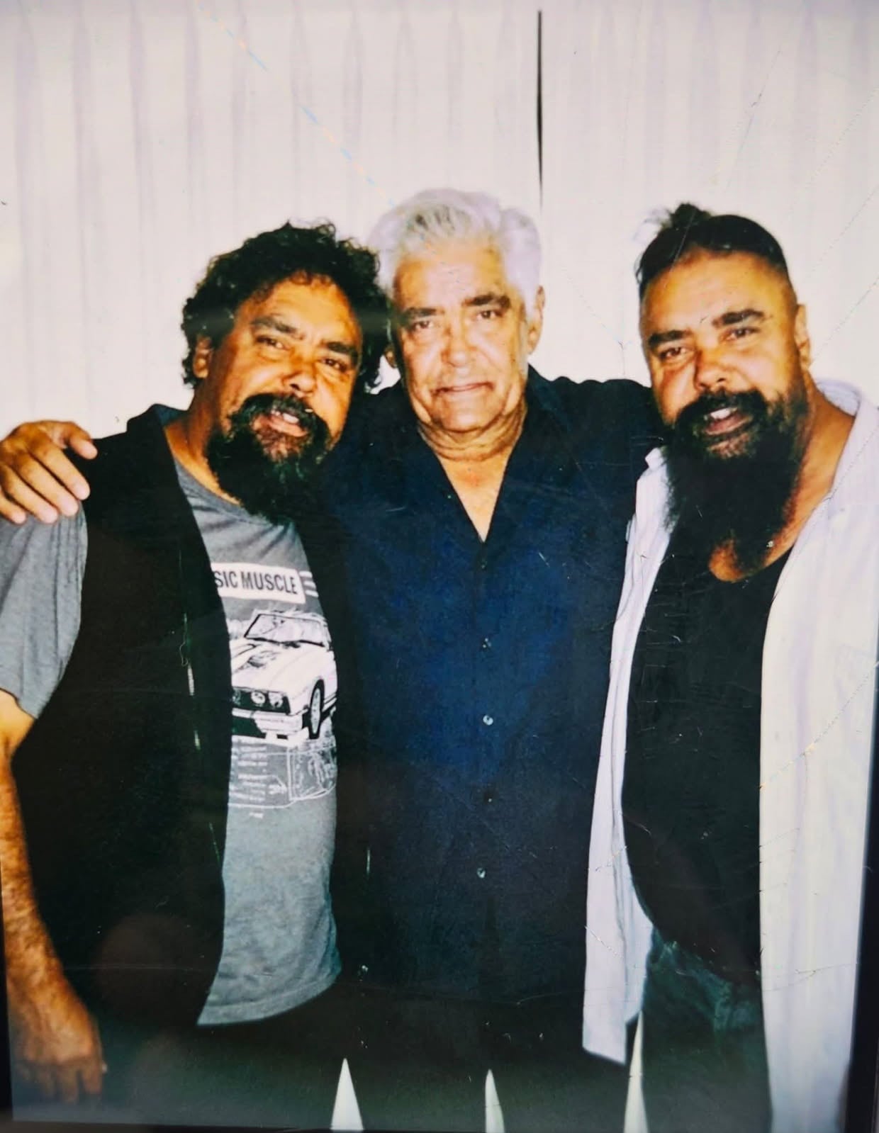 Richard George Campbell with his sons Gary and Paul